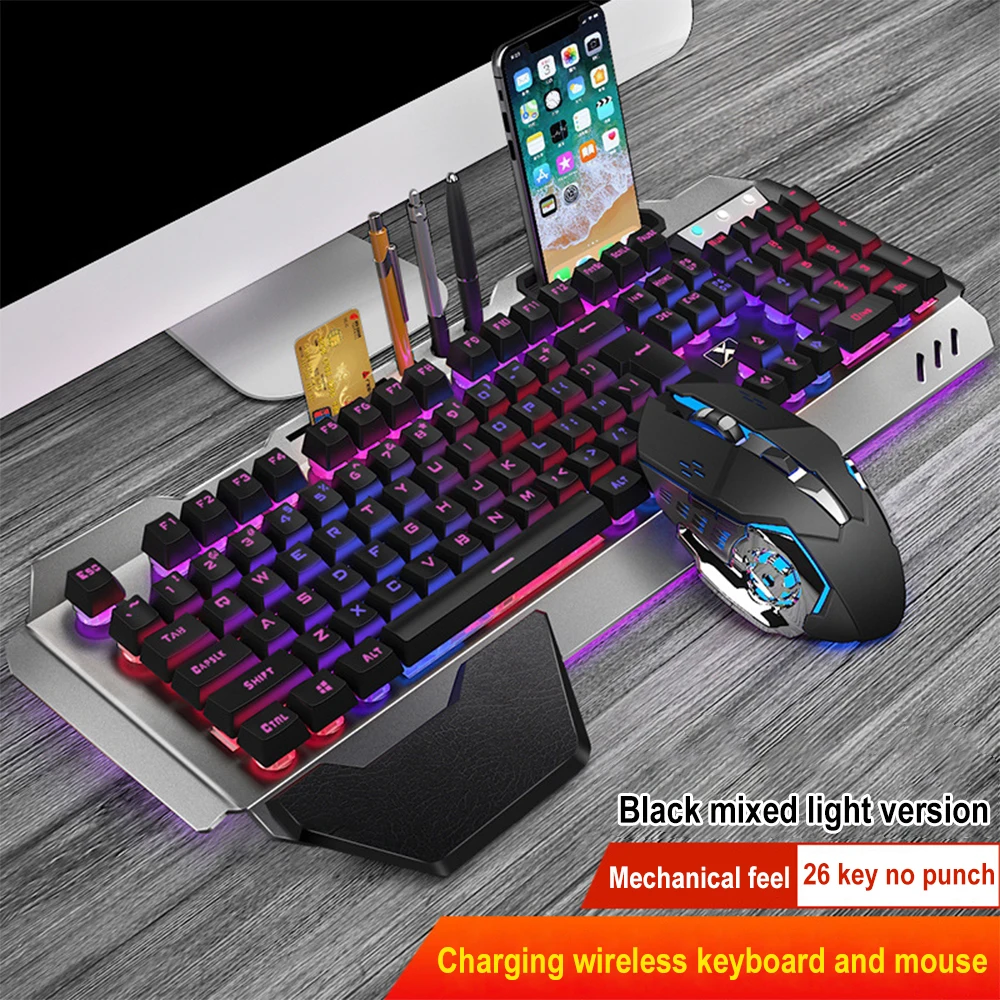 Pc Gaming Set - K680 Rechargeable 2.4G wireless keyboard and