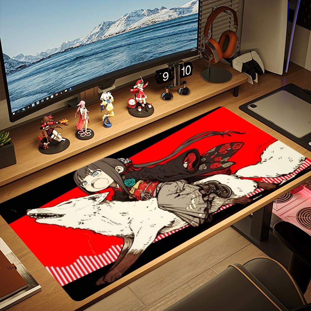Pc Gaming Girl - Kimono Anime Girl Mouse Pad XXL