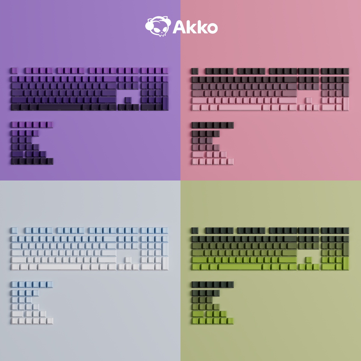 Pc Gaming Gratis - Akko Side Printed Gradient Keycap Set