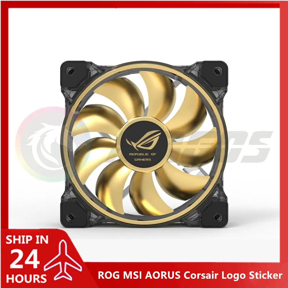 Pc Gaming Case - PC Gamer Cabinet Fan Logo Sticker
