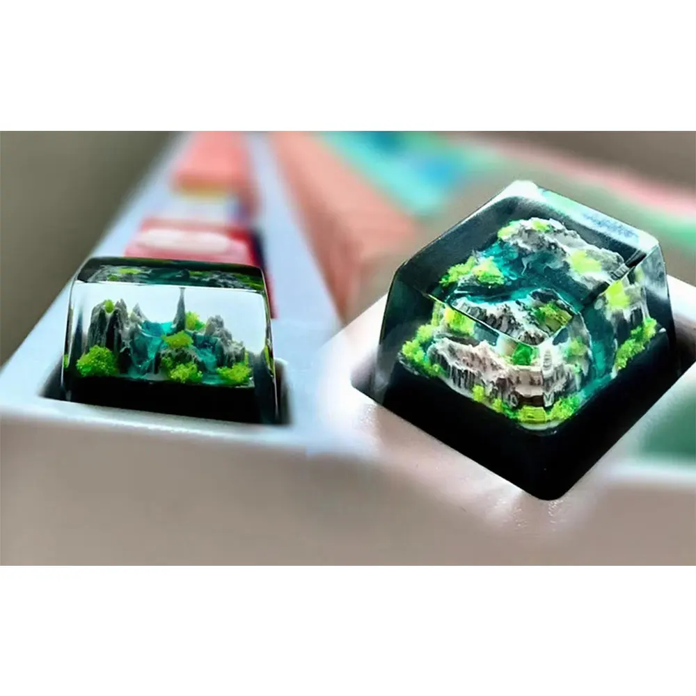 Pc Gaming Gratis - Mountain And Sea Artisan Resin RGB