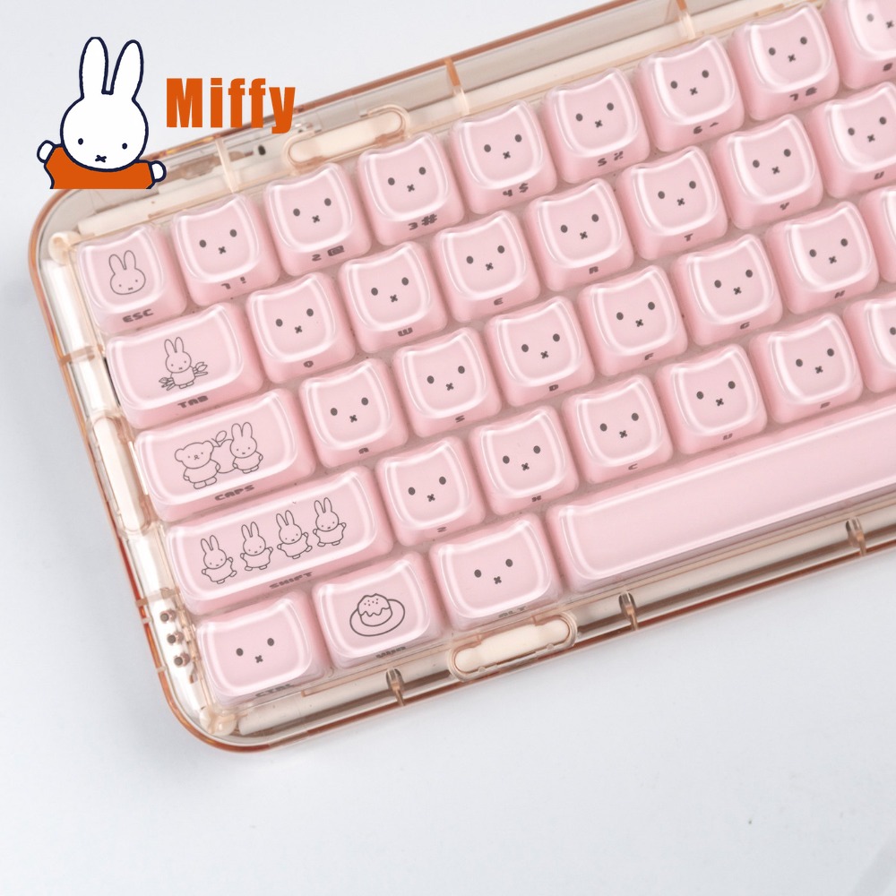 Kawaii Miffy Keycaps Cute Rabb - Pc Gaming Gratis 评论和价格