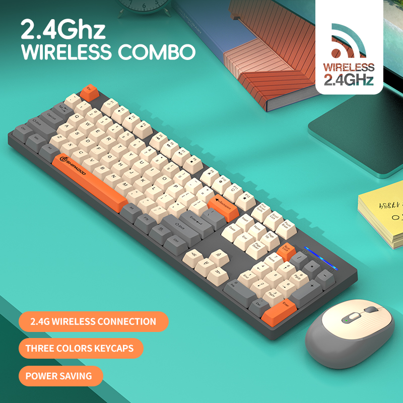 2.4G Wireless Office Keyboard  - Pc Gaming Set 评论和价格