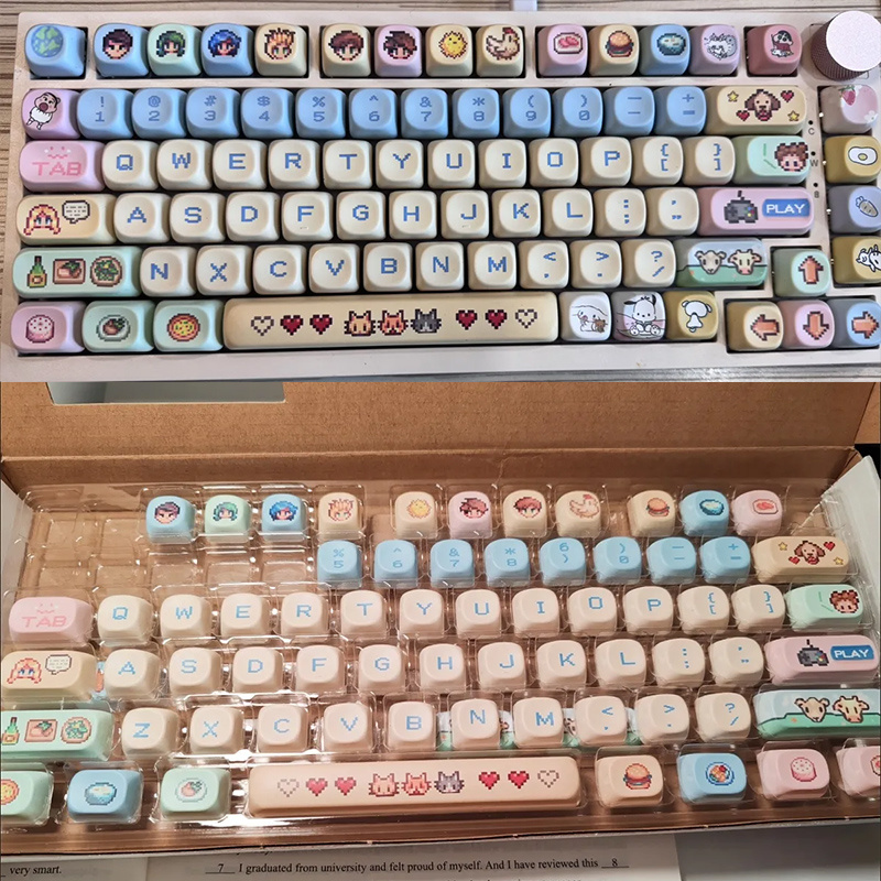 Stardew Valley 78 Keycaps Pixe - Custom Keycaps 评论和价格
