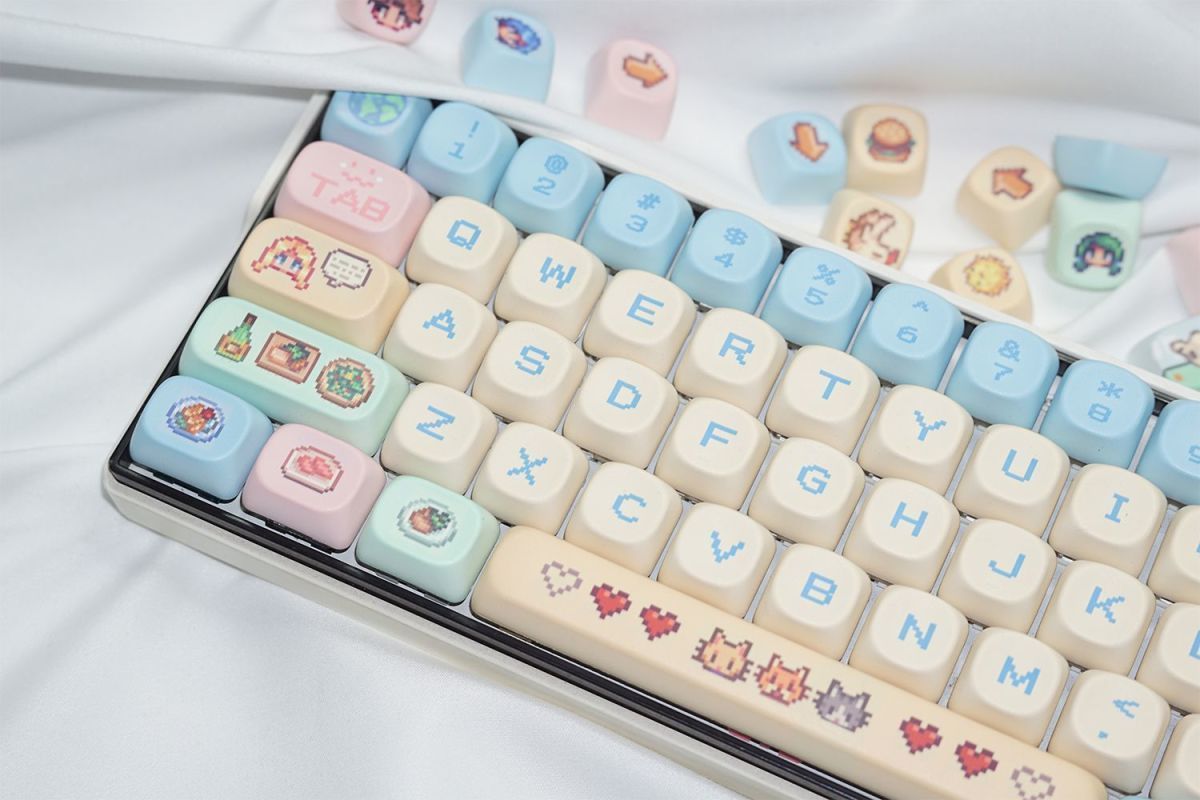 Stardew Valley 78 Keycaps Pixe - Custom Keycaps 评论和价格