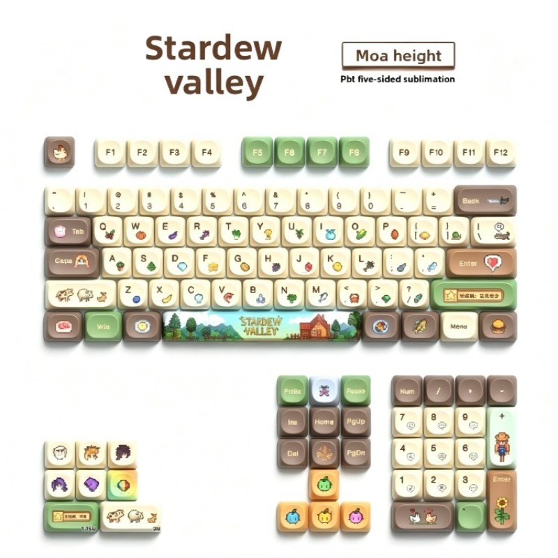 112PCS Stardew Valley Custom M - Custom Keycaps 评论和价格