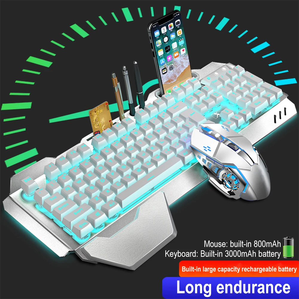 K680 Rechargeable 2.4G wireles - Pc Gaming Set 评论和价格