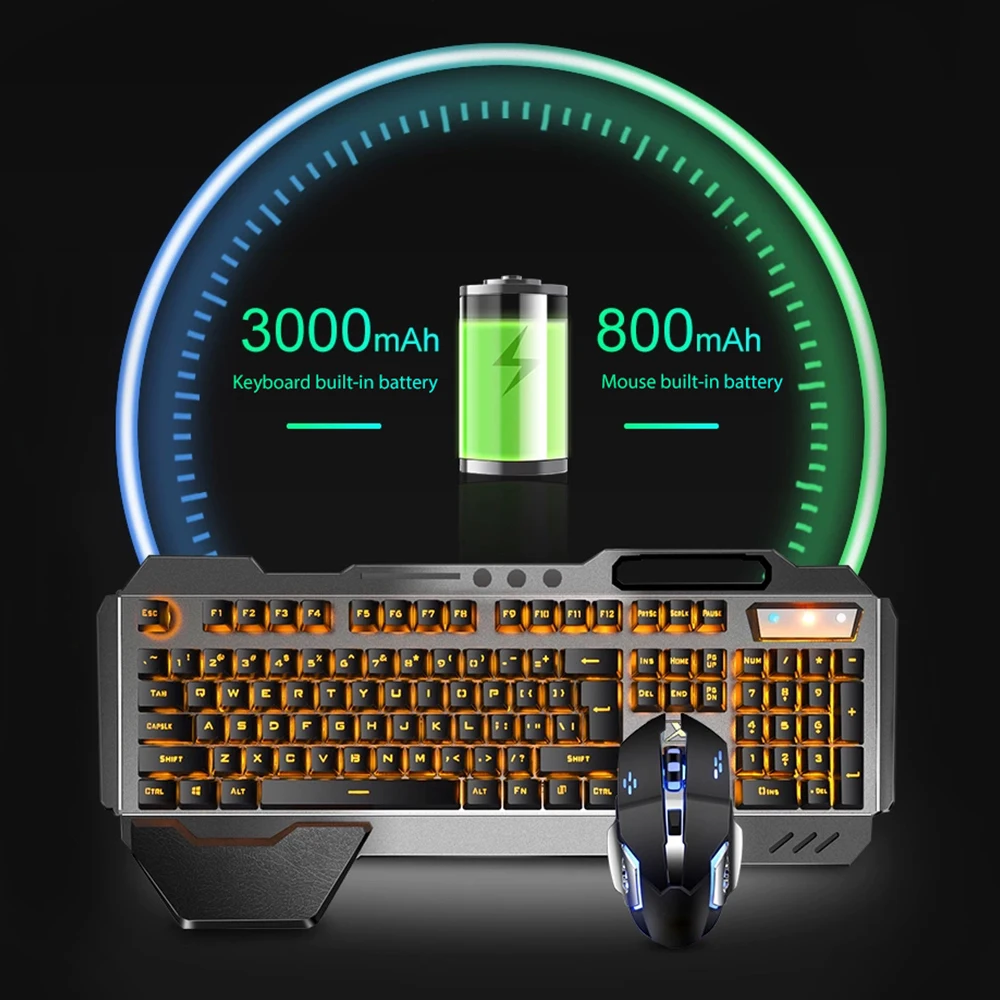 K680 Rechargeable 2.4G wireles - Pc Gaming Set 评论和价格