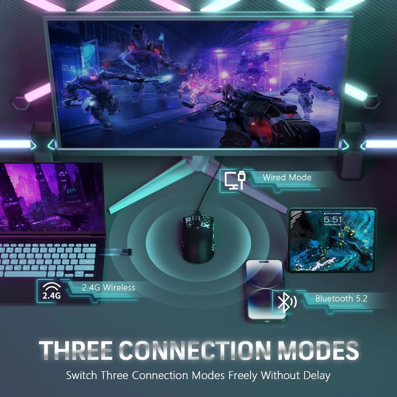 ATTACK SHARK X11 Wireless Gami - Pc Gaming X3D 评论和价格