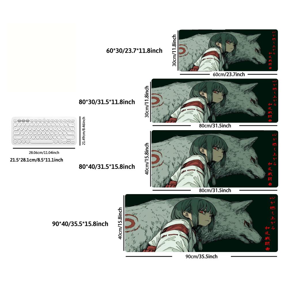 Kimono Anime Girl Mouse Pad XX - Pc Gaming Girl 评论和价格
