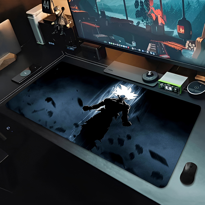 DBZ Black Anime Mouse Pad Drag - Pc Gaming Desk 评论和价格