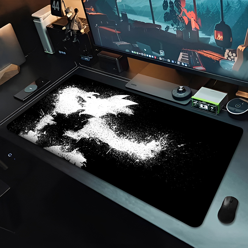 DBZ Black Anime Mouse Pad Drag - Pc Gaming Desk 评论和价格