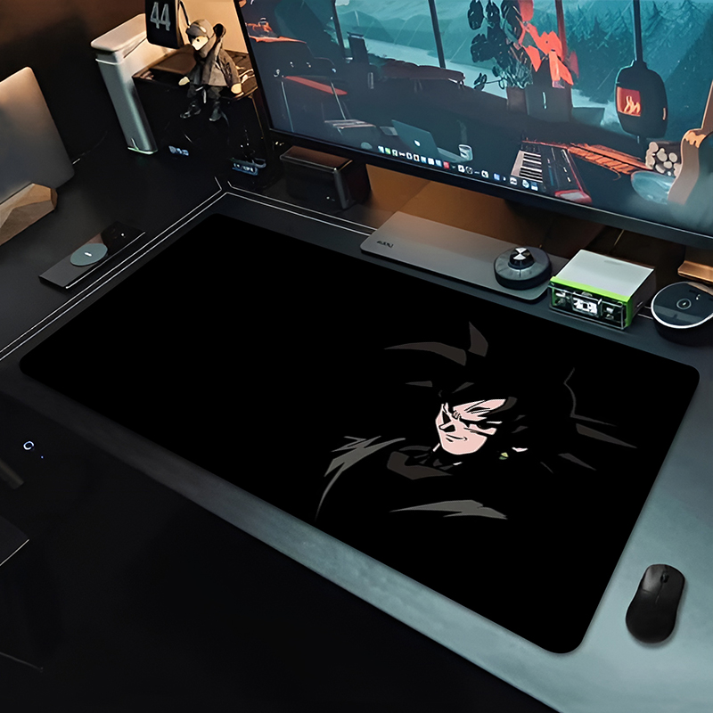 DBZ Black Anime Mouse Pad Drag - Pc Gaming Desk 评论和价格