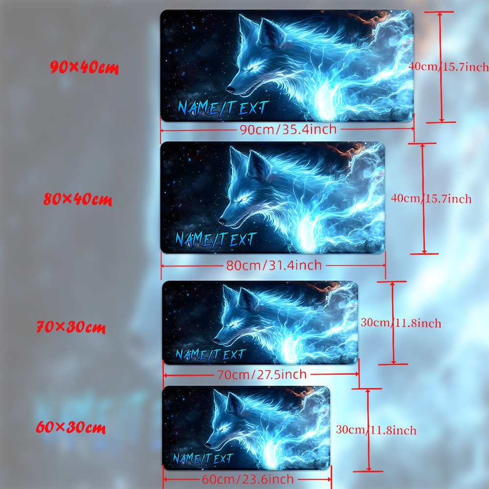 Custom Name Magic Wolf HD Prin - Pc Gaming Names 评论和价格