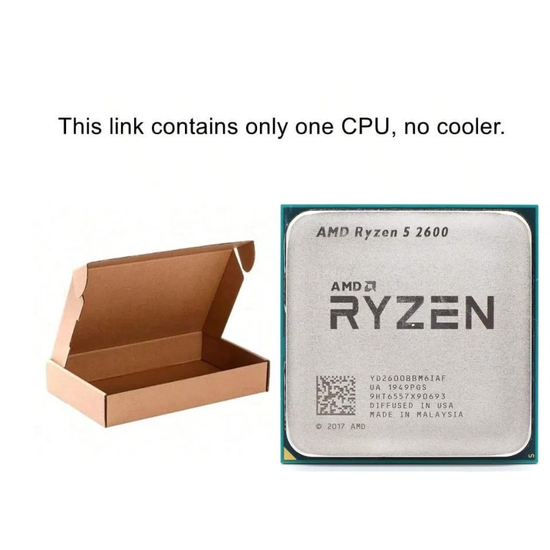 AMD Ryzen 5 R5 2600 3.4GHz 6-C - Amd Cpu Ryzen 5 评论和价格