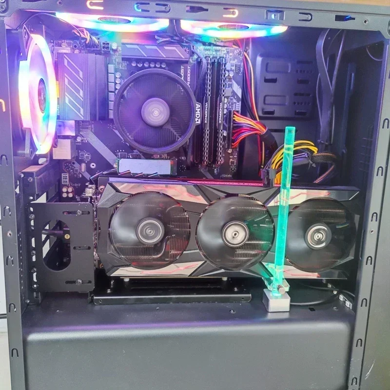 New Riser PCI-E X16 ATX Graphi - Gpu Vertical Mount 评论和价格