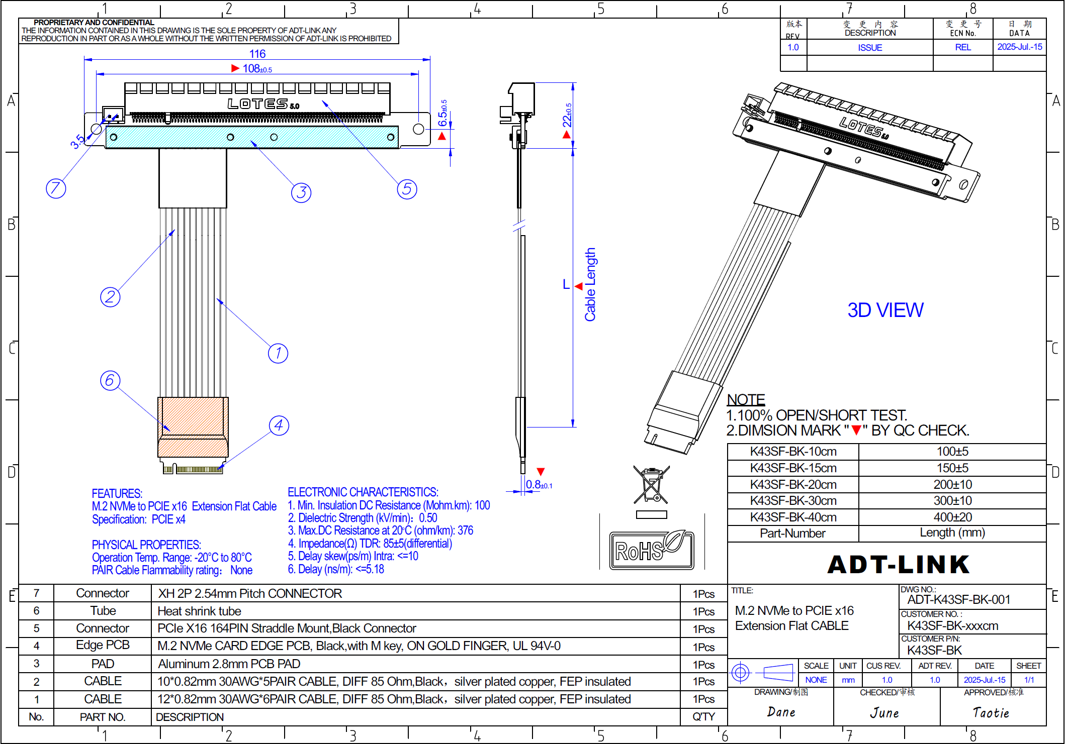 ADT-LINK M.2 NGFF NVMe to PCIe - Gpu Vertical Mount 评论和价格