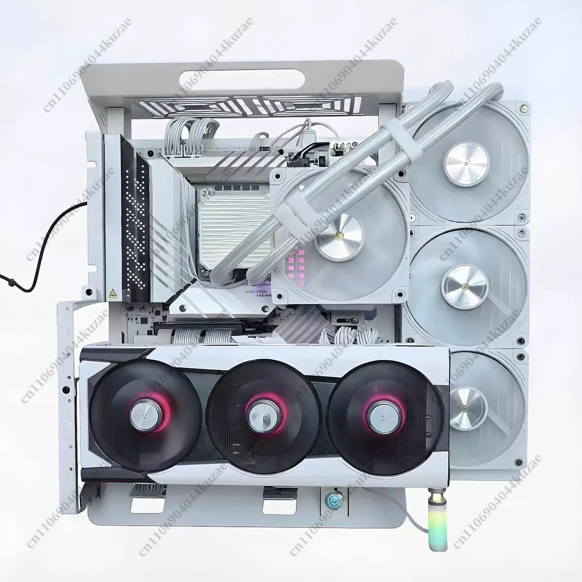 Open Frame Computer Case, Supp - Gpu Vertical Mount 评论和价格