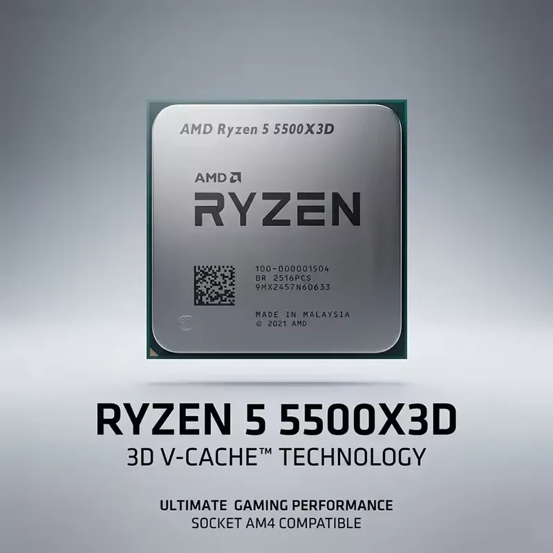 AMD Ryzen 5 5500X3D R5 5500X3D - Amd Cpu Ryzen 5 评论和价格