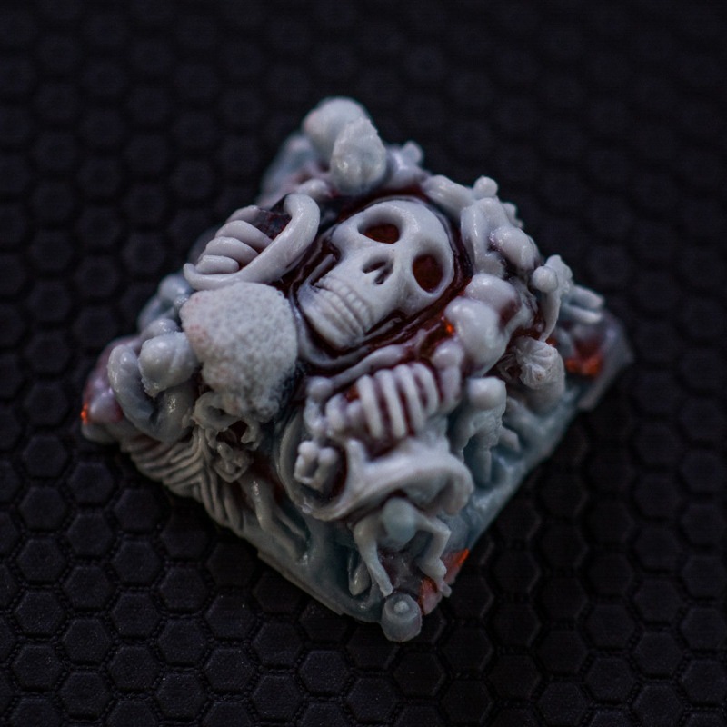 Gameboy Custom Skeleton Resin  - Custom Keycaps 评论和价格