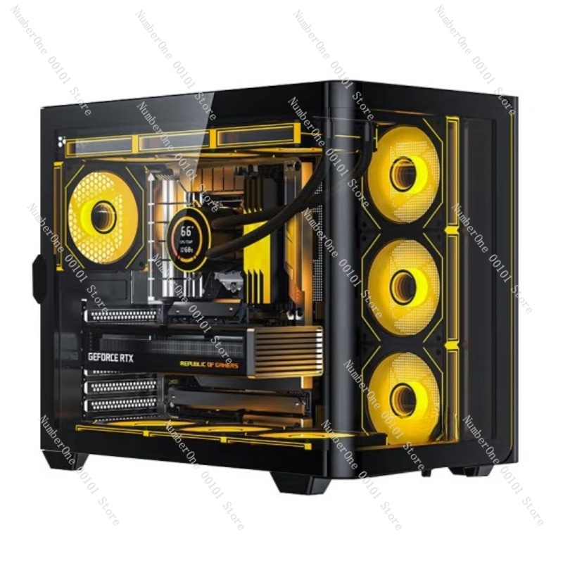 Panoramic Curved Glass Desktop - Pc Gaming Case 评论和价格