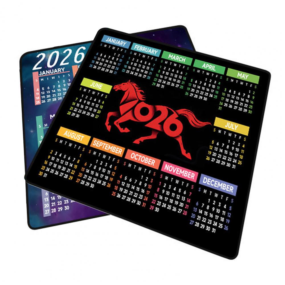 2026 Calendar Mouse Pad Waterp - Pc Gaming Desk 评论和价格
