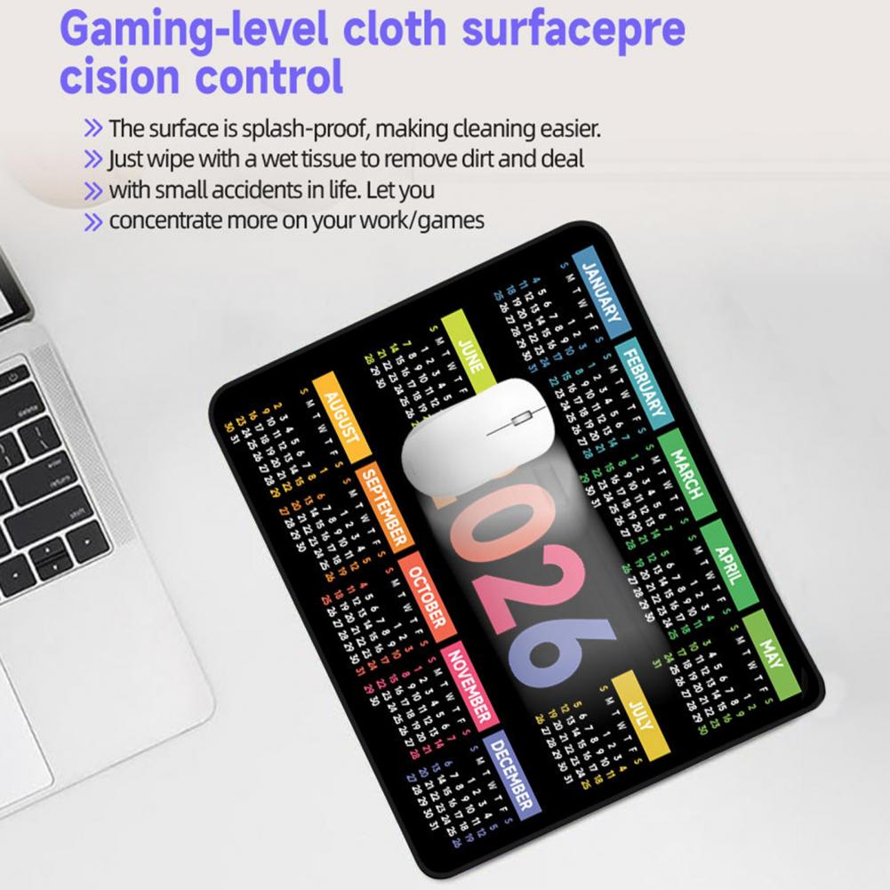 2026 Calendar Mouse Pad Waterp - Pc Gaming Desk 评论和价格