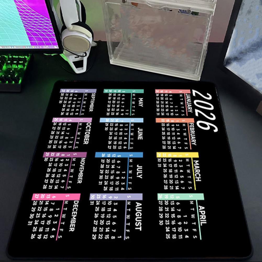 2026 Calendar Mouse Pad Waterp - Pc Gaming Desk 评论和价格