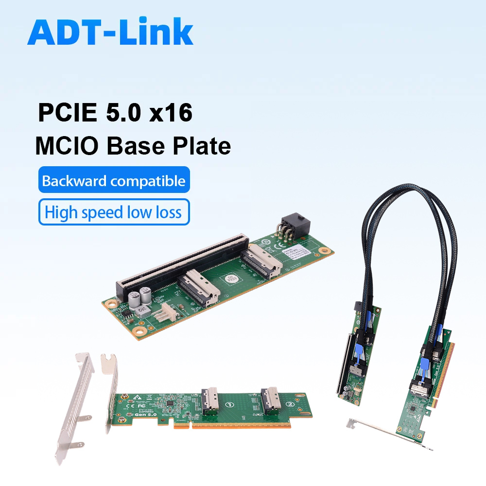 ADT-Link PCIe 5.0 X16 To MCIO  - Gpu Vertical Mount 评论和价格