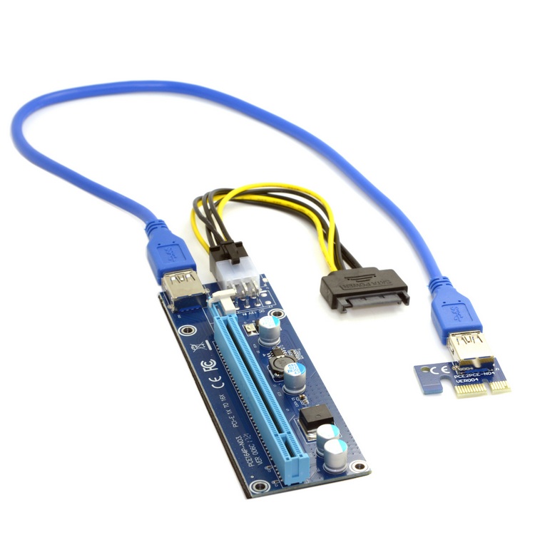 PCIe Express Riser Card 1x to  - Gpu Vertical Mount 评论和价格