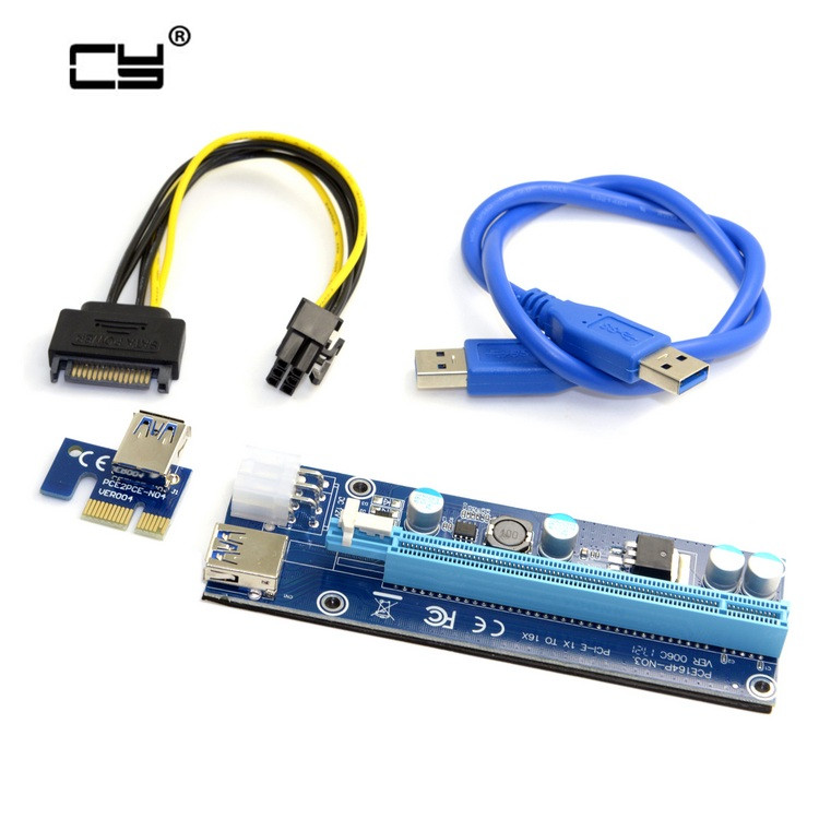 PCIe Express Riser Card 1x to  - Gpu Vertical Mount 评论和价格