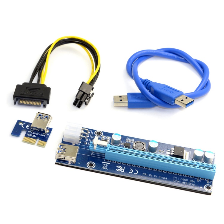 PCIe Express Riser Card 1x to  - Gpu Vertical Mount 评论和价格