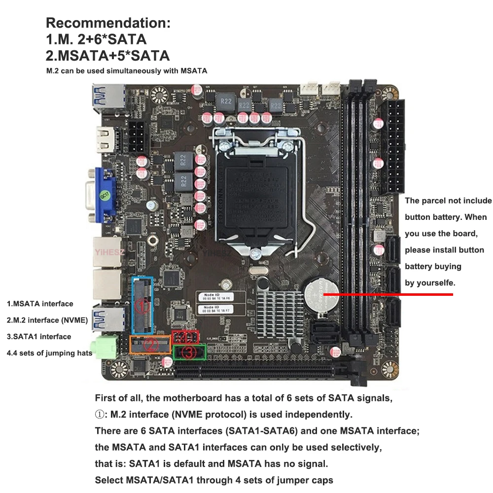B365 Mini-ITX Motherboard LGA  - Pc Gaming Core I5 评论和价格