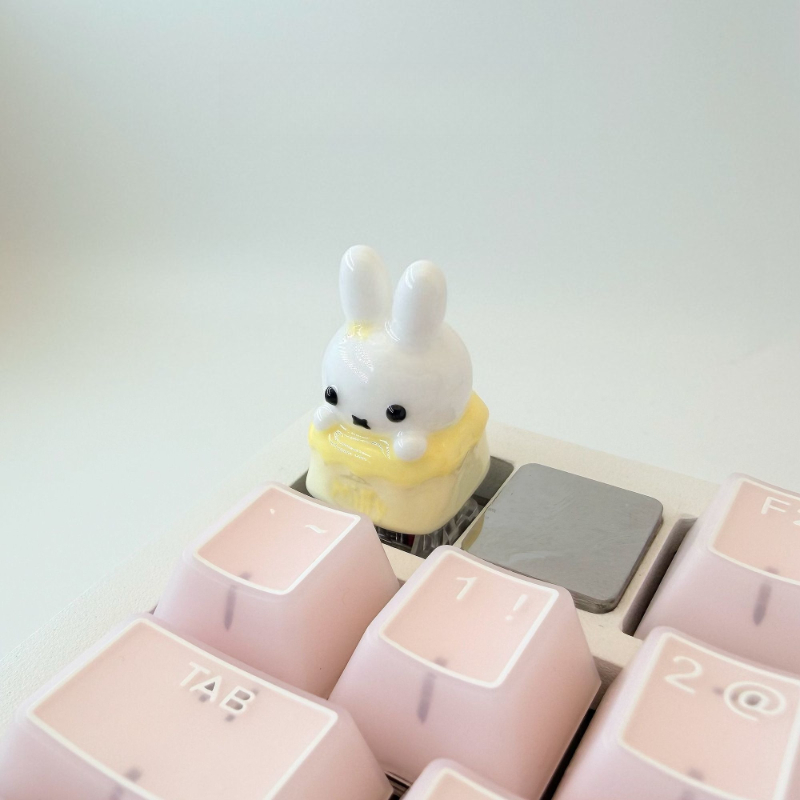 Miffy Kawaii Anime Cartoon Rab - Custom Keycaps 评论和价格