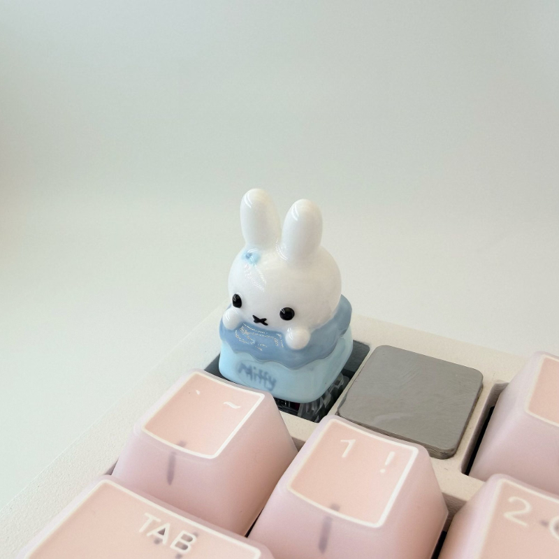 Miffy Kawaii Anime Cartoon Rab - Custom Keycaps 评论和价格