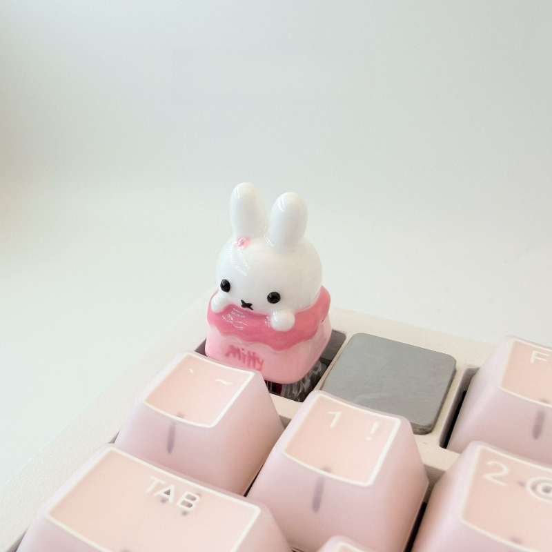 Miffy Kawaii Anime Cartoon Rab - Custom Keycaps 评论和价格