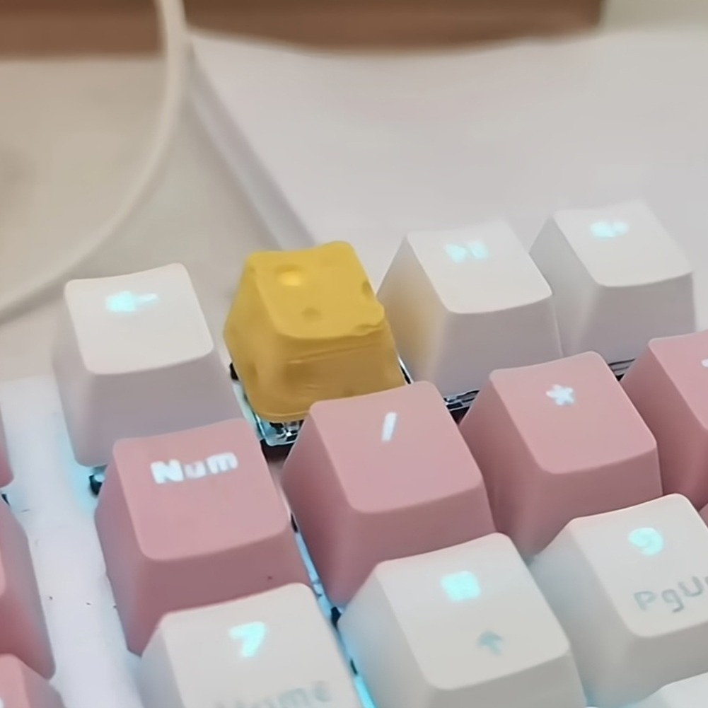 3D Printed Cheese Keycap Cute  - Pc Gaming X3D 评论和价格