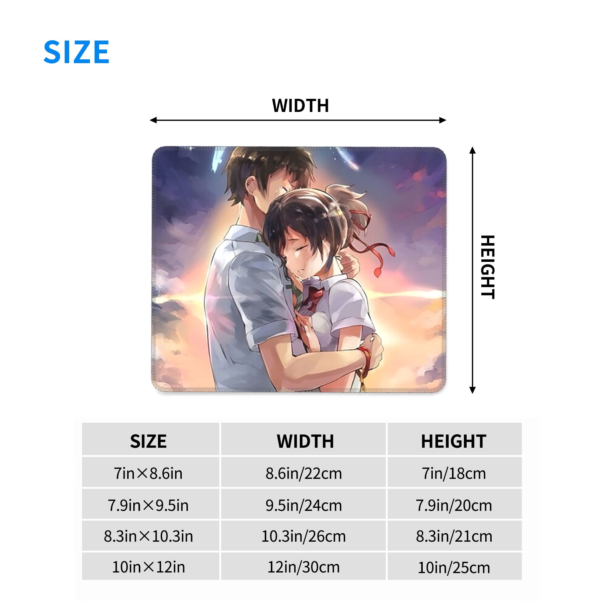 Japanese Anime Your Name Mouse - Pc Gaming Names 评论和价格