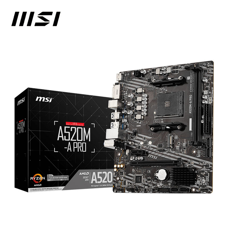 MSI A520M A PRO + AMD Ryzen 3  - Pc Gaming Set 评论和价格