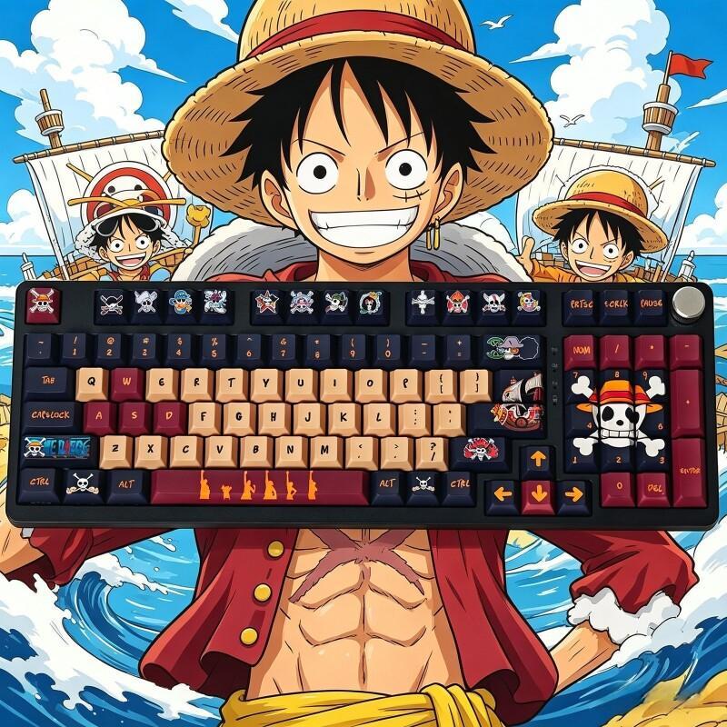 BANDAI One Piece Monkey D. Luf - Custom Keycaps 评论和价格