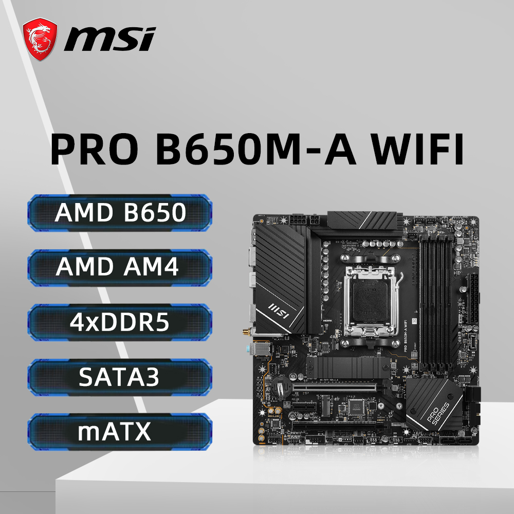 MSI PRO B650M-A WIFI Motherboa - Pc Gaming Core I5 评论和价格
