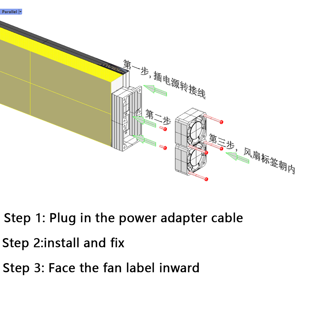ADT-Link Universal GPU Cooler  - Gpu Vertical Mount 评论和价格