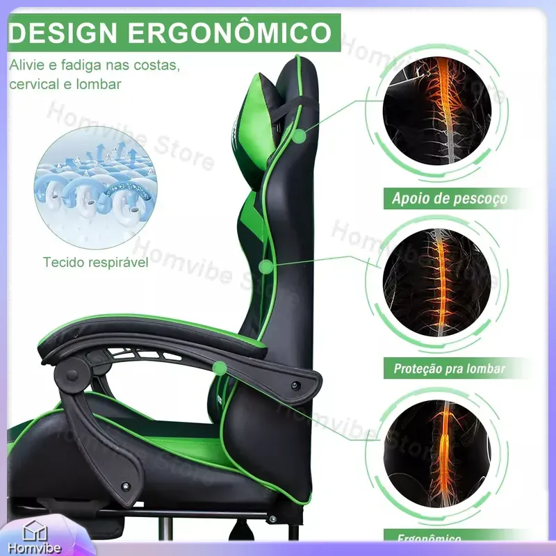 High-Back Ergonomic Gaming Cha - Pc Gaming Desk 评论和价格